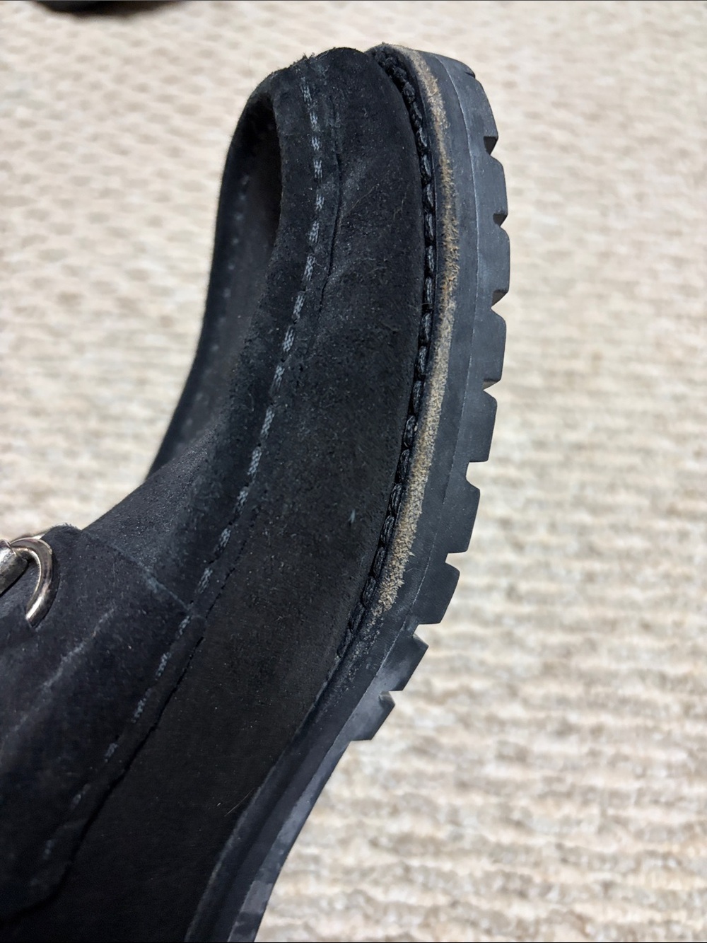 Gucci Black Suede Horsebit Loafers - Picture 7 of 7